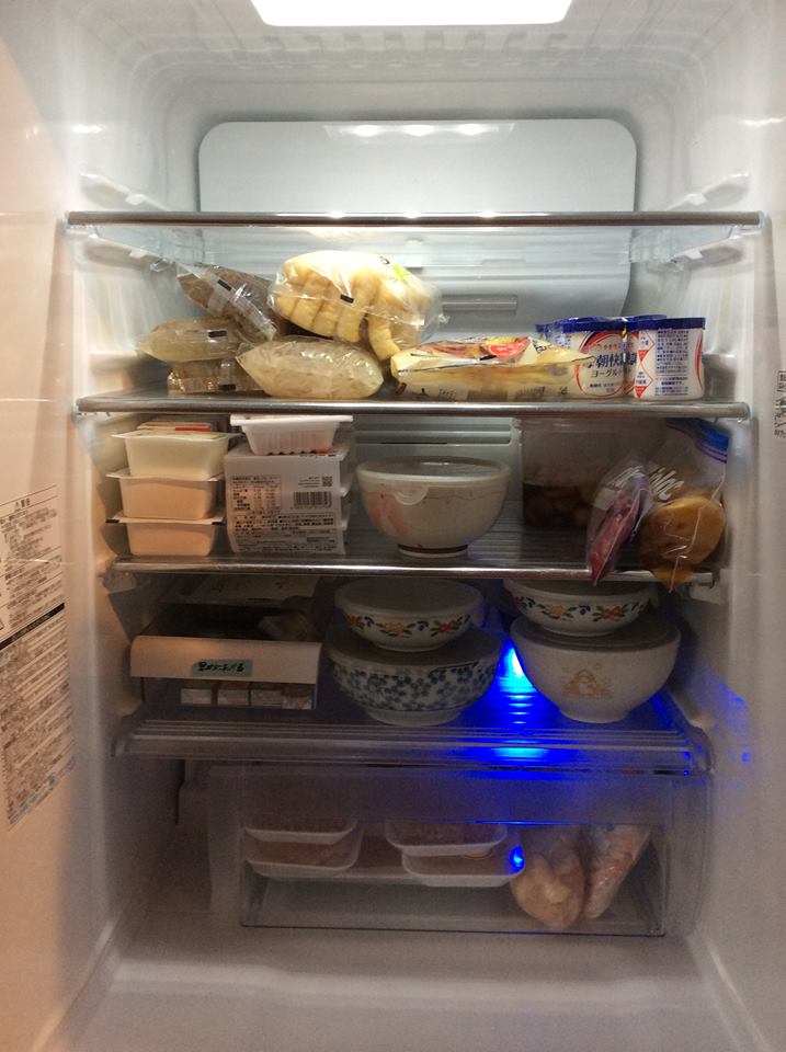 冷蔵庫の片付け