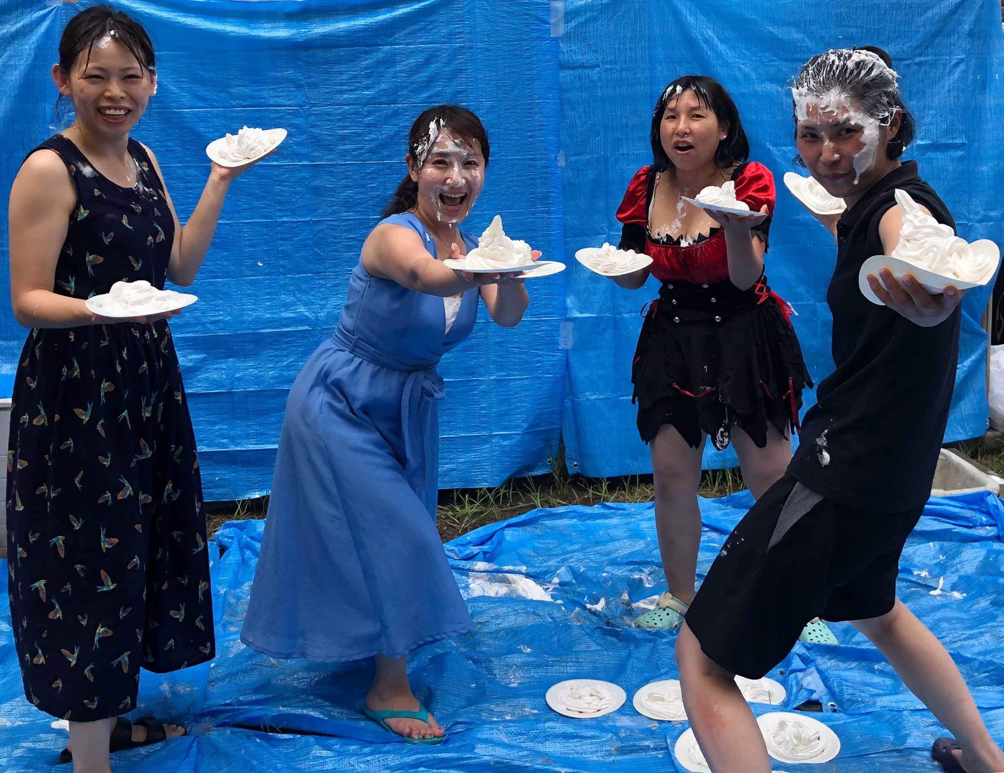 人生に一度はやってみたいパイ投げをやってみた 開花日和